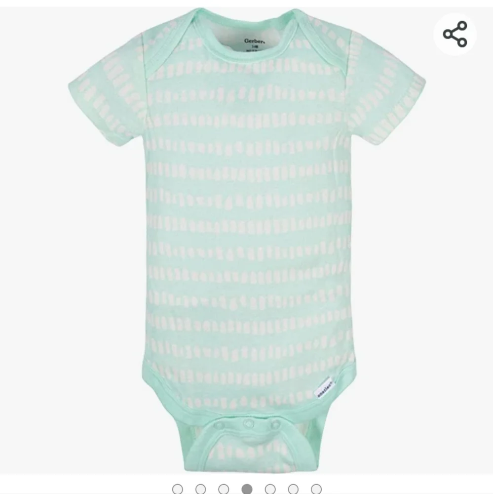 Gerber unisex-baby 8-pack Short Sleeve Onesies Bodysuits